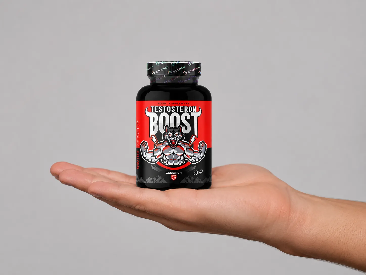 Testosteron Boost — le produit en main