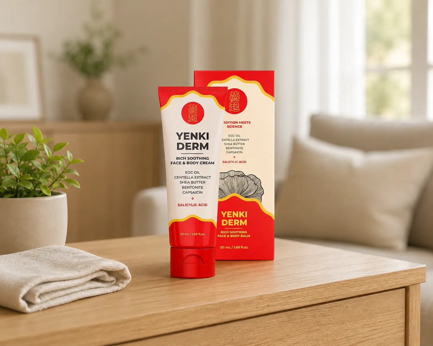 Yenki Derm — le produit au quotidien