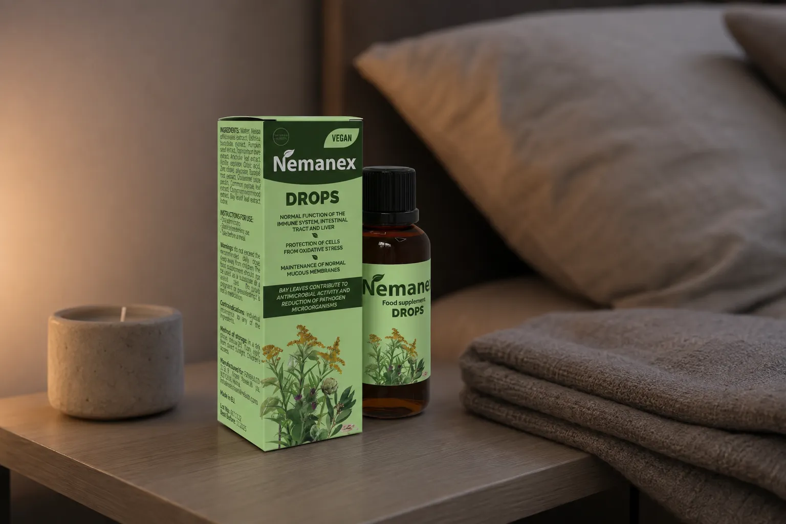 Nemanex — le produit au quotidien